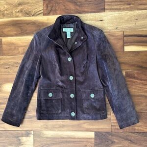 Marshall Fields Soft Leather Brown Jacket size 8